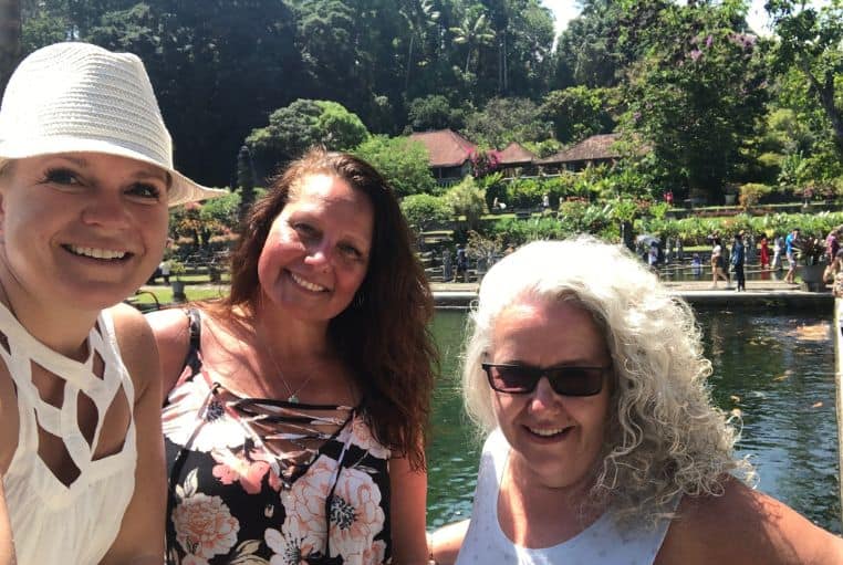 Anne leading a custom group travel experience in Bali—ideal solo travel tips for women