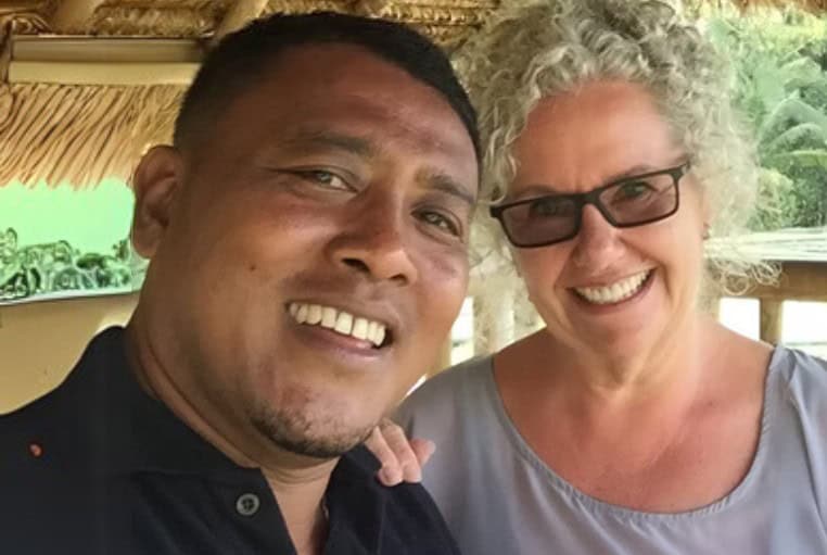 Anne with her Balinese friend Wayan, highlighting traditional Balinese names